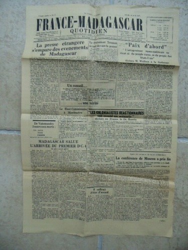 Journal france madagascar - journal,