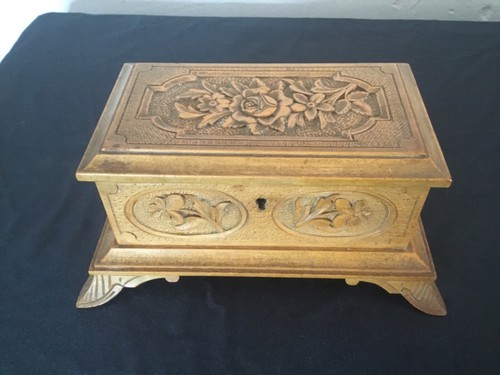 Boite bois ancienne art - bois,