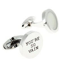 Clj Charles Le Jeune. Boutons de manchette. Vain, Acier. Gris argent  - Fantaisi