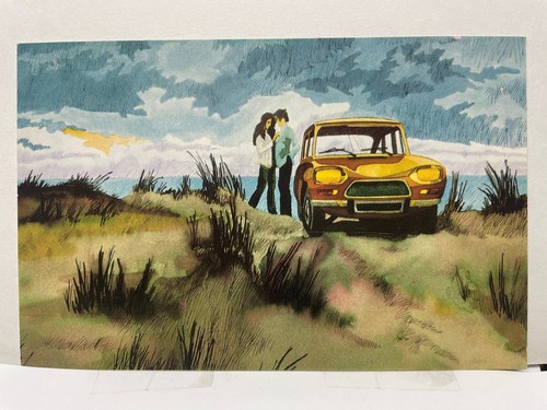 Citroën ami carte postale - ami,