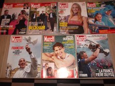 PARIS MATCH : LOT DE 7 MAGAZINES  DE MAI A JUILLET ANNEE 2025    BON ETAT