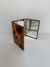 Miroir Barbier Triptyque Orientaliste Ancien