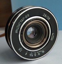 INDUSTAR-69 M39 mount 2.8/28mm