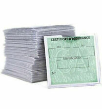 1 x Porte vignette autocollante pochette étiquette assurance contrôle technique