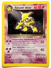 ALAKAZAM OBSCUR HOLO SWIRL -