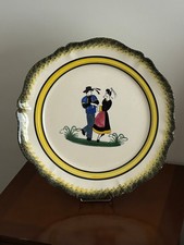 GRAND PLAT ROND signé HENRIOT