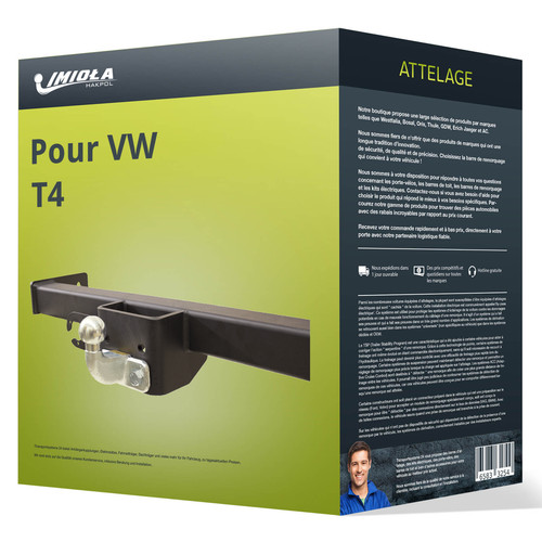 Attelage pour fourgon - pour, t4