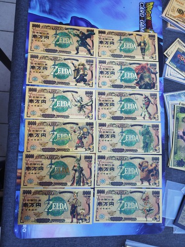 Lot billet zelda - billet, or
