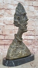 Bronze Sculpture Main Fabriqué Statue Abstrait GIA Chiparus Solide Art Abstrait