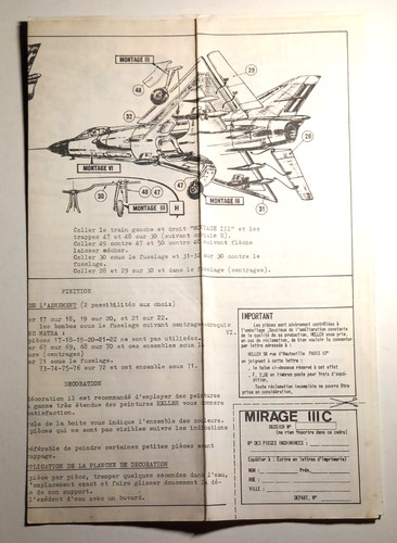 Notice seule maquette heller - seule,