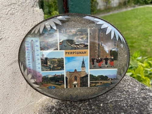 Cadre ancien verre bombé