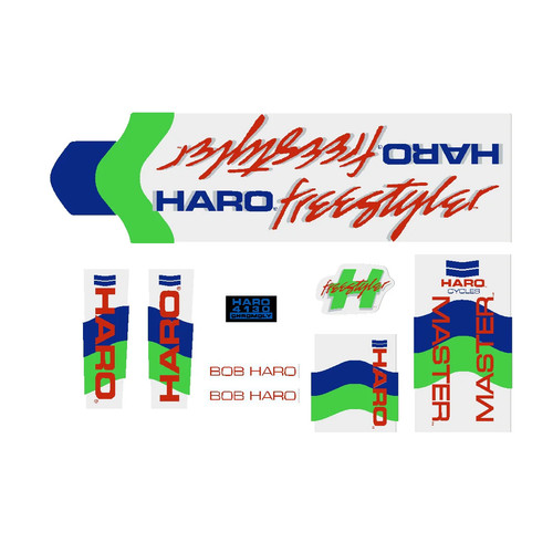 1985 haro freestyler - freestyler, master