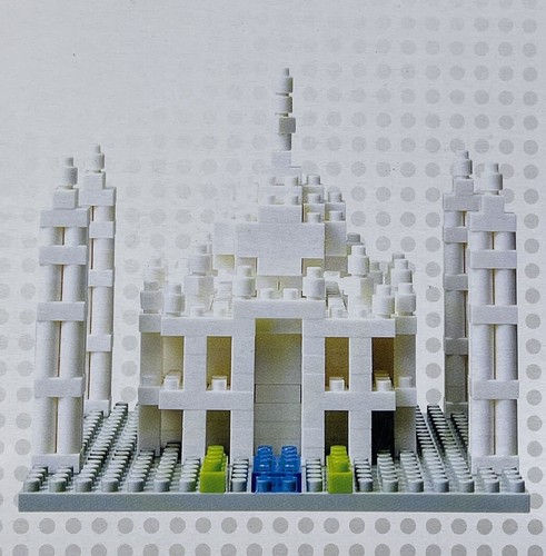 Nanoblock taj mahal set de - taj,