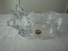 Vide poche thème cochon en cristal d'ARQUES