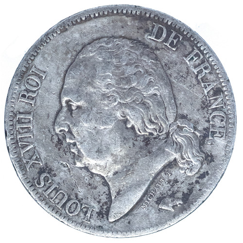 Louis xviii francs - louis, xviii-5