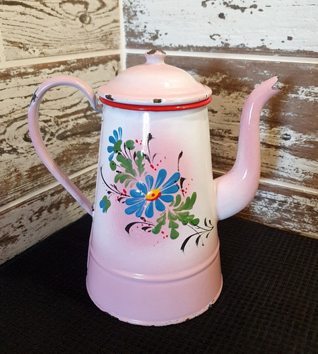 Cafetière tôle émaillée - cafetière, en