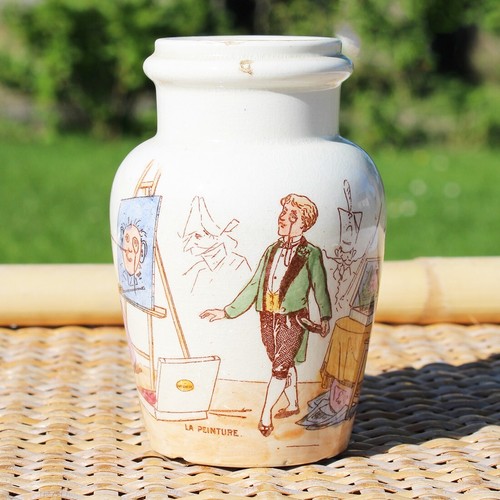 Ancien pot moutarde en - à,