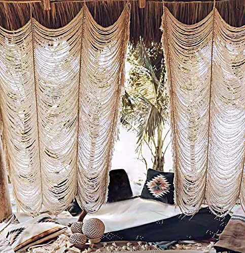 Macrame curtain boho - curtain,