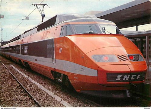 Carte postale trains train - trains,