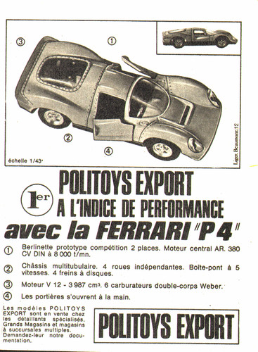 Pub vehicule politoys m - vehicule,