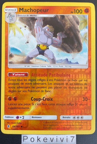 Carte pokemon machopeur 145 - carte,