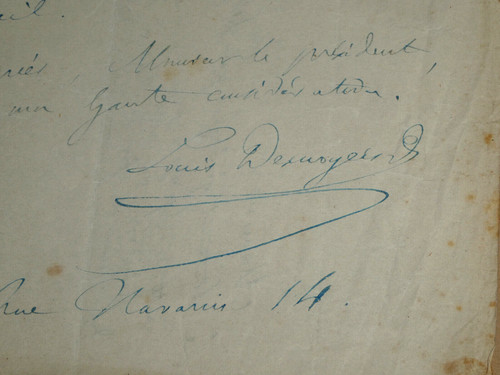 Louis desnoyers lettre - louis,