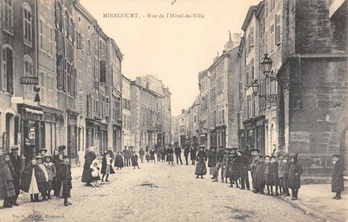 Cpa mirecourt rue de - cpa,