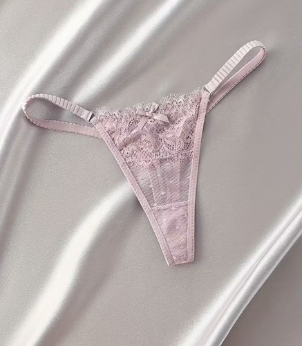 String dentelle rose - dentelle,