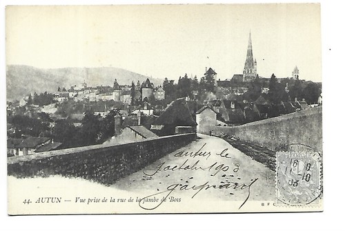 Autun vue prise de la - 71,