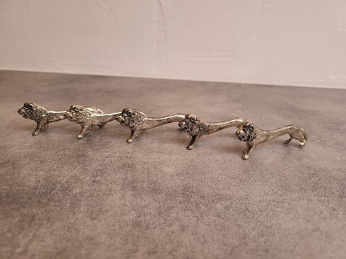 Lot porte couteaux lion - lot, 5