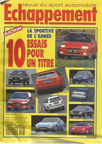 Echappement 278 clio - n°278, /