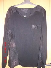 Tunique MISS CAPTAIN TORTUE noir motifs dorés taille 44/46