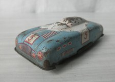 #Véhicule miniature# Voiture de Course N°3 - en tôle / C.R. 64 (à restaurer)