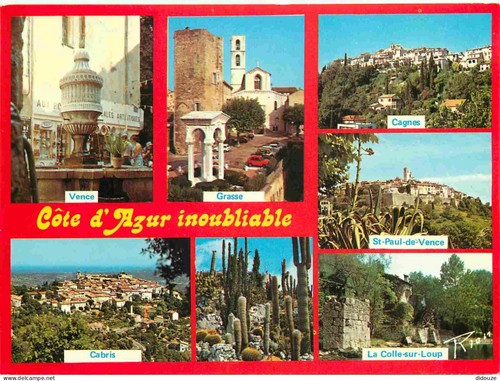 Carte postale cote - carte, 06