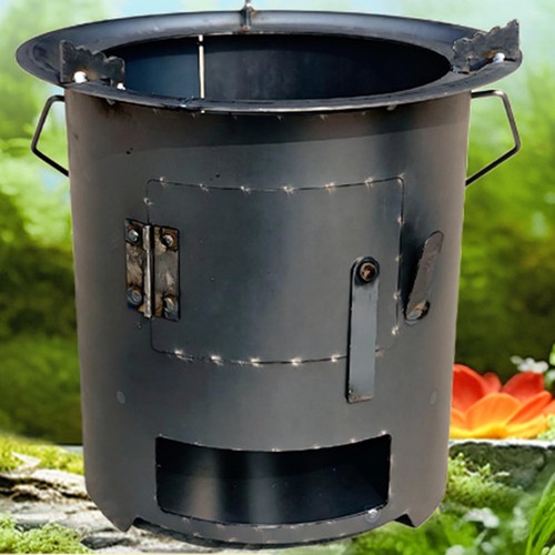 Four bois pour camping - à,