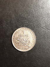 Pièce de 1 franc 1960 semeuse