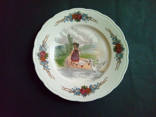 Assiette dessert faience - a,