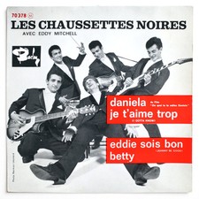LES CHAUSSETTES NOIRES Daniela rock & roll french 1961 BIEM barclay 70378 EP