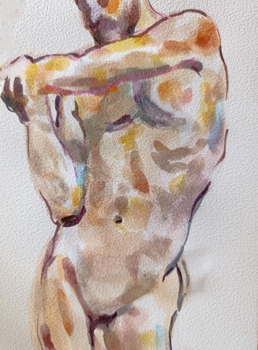 Tableau original dessin homme - tableau,