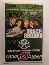 DANCE SOLDIAH RADIO SHOW UNITY STATION RADIO LASER flyer carte postale  