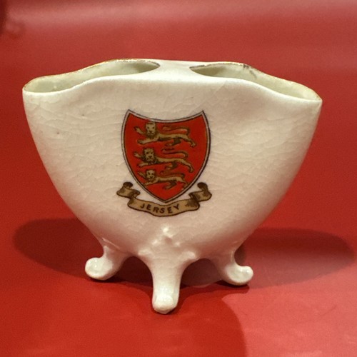 Vintage porcelain crest - porcelain,
