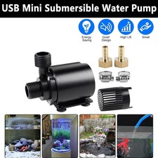 Mini pompe à eau submersible USB 500LH 4W avec câble pour utilisation fontaine