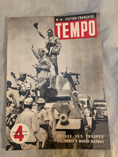 Deuxième Guerre Mondiale: "TEMPO" Magazine Italien en Français n°10 07/1942