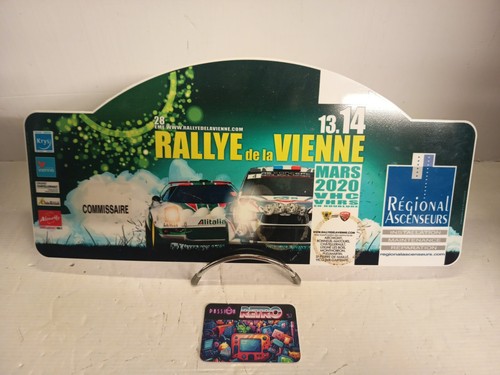 Plaque 28e rallye vienne - plaque,