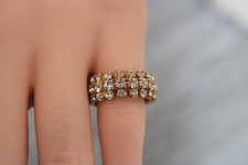 Bague vintage dorée 3