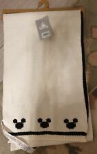 ÉCHARPE MICKEY EARS / Scarf / Schal Oreilles BLANCHE / White Disneyland Paris