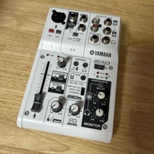 YAMAHA AG03 White Webcasting Mixer USB Audio Interface 3 Channel Preamplifier