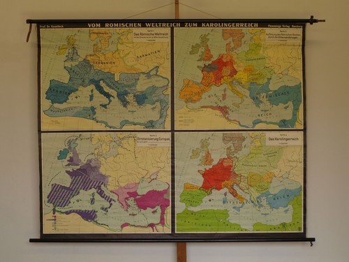 Carte murale scolaire - carte,