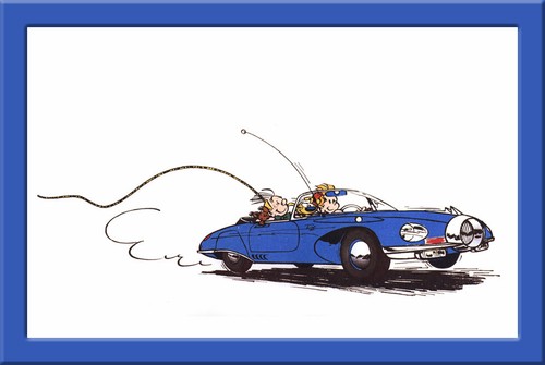 Franquin affiche spirou - franquin, et