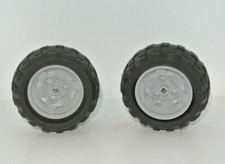 LEGO Technic : 2x Roue pneu 68.7 x 34 R - Réf 41896c03 - Set 8049